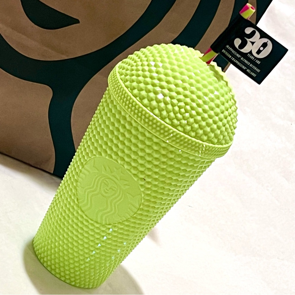 Starbucks 30th Anniversary Frappuccino Studded Bling Cold Cup 16oz